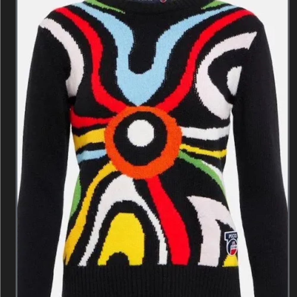 Emilio Pucci Multicolor Crew Neck Sweater